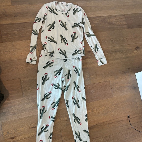 PINK cactus Christmas pjs - Picture 1 of 6